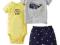 Body bluzka spodenki Carter's Carters 3pc 18m 86cm