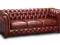 Ekskluzywna Sofa Chesterfield 3os. skóra, all incl