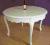 Stół ludwikowski rozkł. shabby chic po renowacji