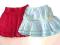 2-PAK kolorowa spódniczka  malina turkus  86/92/98