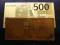 ZESTAW BANKNOTÓW 24 K 500euro + 5$  - 20 SZTUK