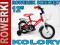 Rowerek SIMPLEBIKE 12'' KOLORY KIJ + MODEL 2014 PL