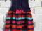 Kolorowa sukienka z kokardka, H&amp;M, 9-12 m-cy