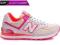 New Balance (574APG) Szare Różowe Białe 39