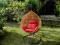Fotel wiszący z naturalnego rattanu - BIRD NEST -