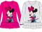 SUKIENKA tunika DISNEY MINNIE brokat 104/110 c.róż