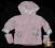 5870-30 .. KURTKA PINK Z REKAWICZKAMI W MISIE r.74