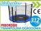 Trampolina Ogrodowa z siatką 312cm 10FT Kinderplay