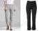 BM860 BONPRIX MODNE CZARNE DRESOWE SPODNIE R.36/38