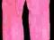 H&amp;M różowe sztruksowe spodnie rurki HIT 110 C