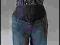 Ciążowe spodnie jeans rybaczki 3-4 roz 38 tobi