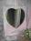 LUSTRO  SERCE Z DEKOREM _________ SHABBY CHIC