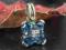 DIAMENTY TOPAZ 2 KARAT Złoto 375 Wisor od1 zł