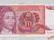 JUGOSŁAWIA 10 DINARA 1990 P-103 UNC