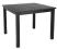 STÓŁ OBIADOWY KUCHENNY HYGENA SQUARE CZARNY 602