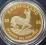 2010 -Krugerrand- pozłacana-kopia-32/33mm