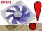 AKASA 120mm Silent 18dBA,1400RPM Blue PROMOCJA !