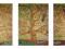 3x Gustav Klimt drzewo 1909 r. Unikat stary obraz