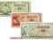 11.Jugosławia, Zest.Banknotów szt.3, St.3/4