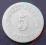 Niemcy - 5 Pfennig 1875 G