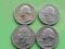 Zestaw 25 centów x 4 monety   (2)