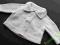 DPA270 NEXT biały sweter/bolerko do CHRZTU r.62/68