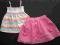 MOTHERCARE - spódnica + CHEROKEE bluzka r.92 98