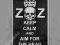 Naszywka Patch ZOMBIE ZONE - KEEP CALM