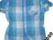 158 H&amp;M KOSZULA BAWEŁNA KRÓTKI RĘKAW NIEBIESKA