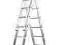 Drabina Krause Corda 3x10 szczebli wys. rob. 7,00m