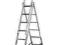 Drabina Krause Corda 3x8 szczebli wys. rob. 5,40m