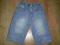 Krotkie spodenki dzinsowe roz 140
