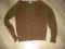 H&amp;M YOUNG* piękny brąz sweterek guziczki 146-!