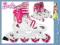 MARKOWE ROLKI BARBIE ABEC3 PU Regulacja 34-37