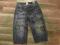 jeansy spodnie spodenki szorty 140 cm tanio