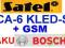 HIT! ALARM ZESTAW SATEL CA-6 z GSM GPRS SMS KLED-S