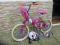 *ŚLICZNY ROWEREK BARBIE+PLECACZEK+KASK*