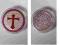 40mm Piękny numizmat zapraszam Templariusze