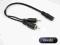 adapter 2 wtyki chinch rca /gniazdo mini jack 3,5