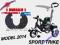 ROWER TRÓJKOŁOWY Sport Trike POMPOWANE KOŁA BĘDZIN