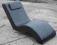 DESIGNERSKI CZARNY SZEZLONG LENIUCH FOTEL