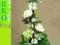 RÓŻE białe HORTENSJA pion (3060) sztuczne kwiaty