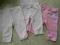 Legginsy, getry, 3 szt 0-3 mths