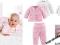 U296* KLITZEKLEIN RÓŻOWY KOMPLET DLA DZIEWCZYNKI