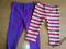 2 SZTUKI LEGINSÓW NA PODWÓRKO 3-4 LATKA