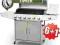 MEGA PROMOCJA!!! SREBRNY GRILL GAZOWY 6 + 1, 21 KW