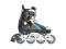 ŁYŻWOROLKI SPOKEY ROOKIE niebieskie 33-36 /