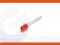DIODA LED 5mm CZERWONA / MATOWA / 10szt [905]