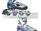 SPOKEY FOCUS Rolki regulowane ABEC7 82A 35-38 BLUE