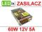 ZASILACZ LED 60W 12V 5A moduł siatkowa obudowa PRO
